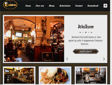 Tablet Screenshot of cafebatavia.nl